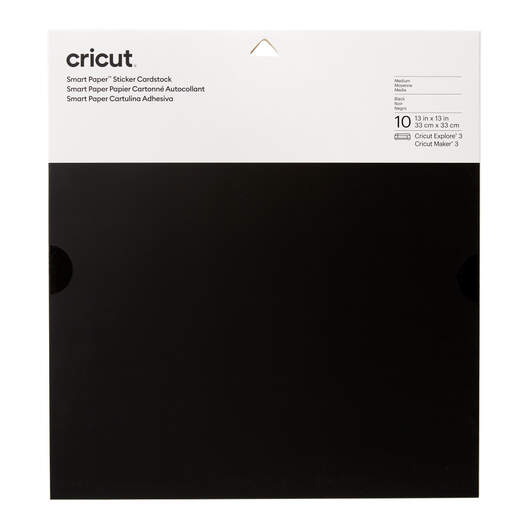 Smart Paper&trade; Sticker Cardstock, Black
