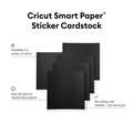 Smart Paper&trade; Sticker Cardstock, Black