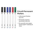 Permanent Markers 2.5 mm, Black/Blue/Red/Green (6 ct)