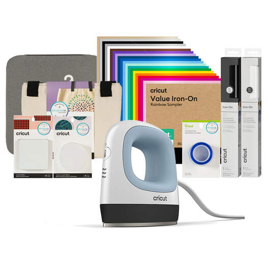 Cricut EasyPress Mini&trade;, Zen Blue + Everything Bundle