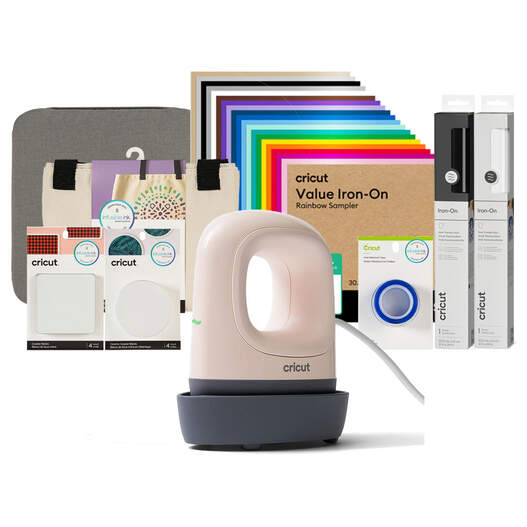 Cricut EasyPress Mini&trade; LT, Blush Pink + Everything Bundle