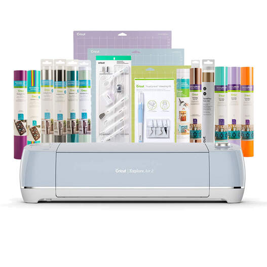Certified Refurbished Cricut Explore Air&reg; 2 + Essentials Bundle
