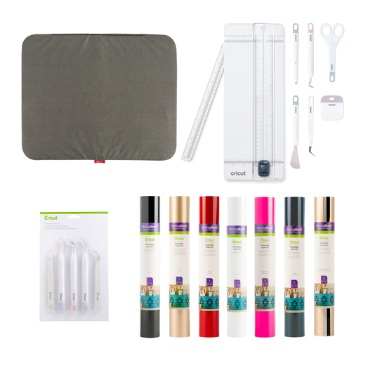 Cricut&reg; EasyPress 12 in x 12 in Accessory & Iron-On Bundle
